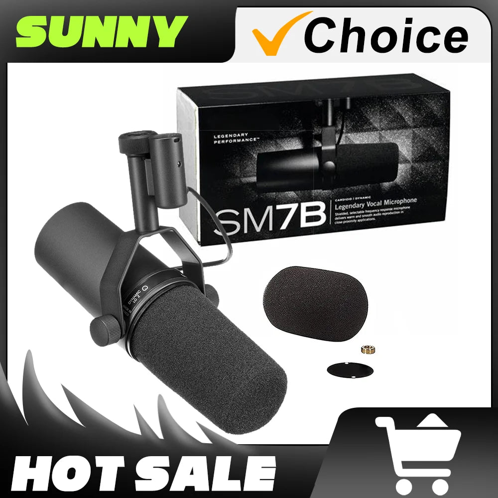 SUNNY Cardioid Dynamic Microphone SM7B Sm7b