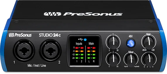 PreSonus Studio 24C USB-C™ Audio interface Computer