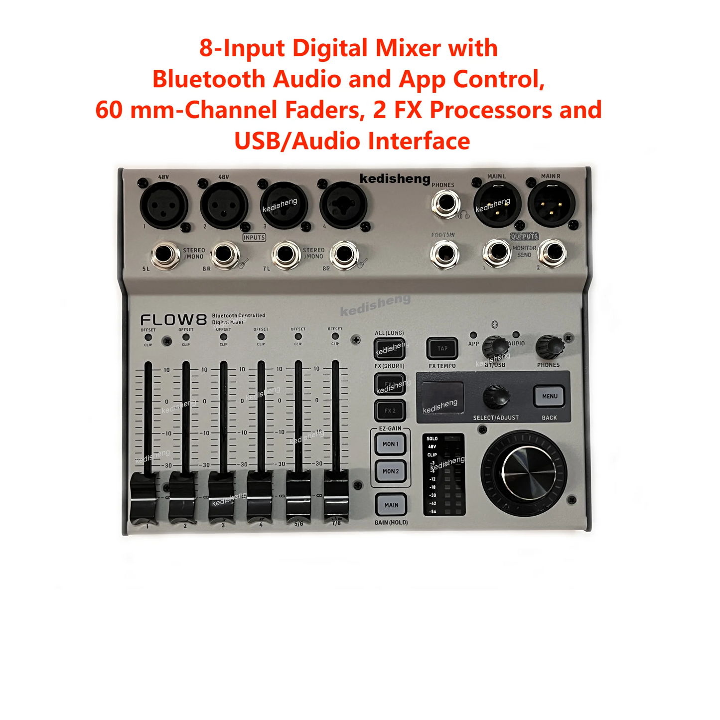 flow 8 8-Input Digital Mixer 2 FX Processors