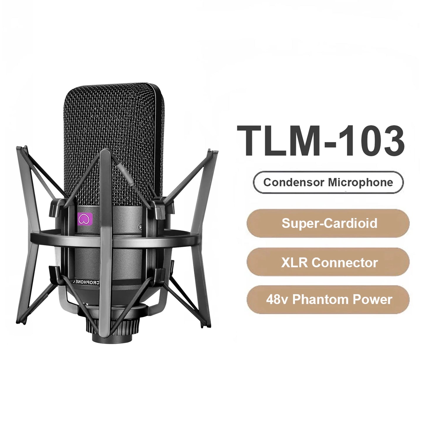 TLM 103 XLR Condenser Microphone Professional