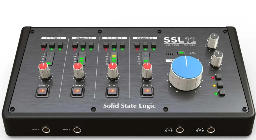 Solid State Logic SSL 12 USB Audio Interface 4 x SSL-designed