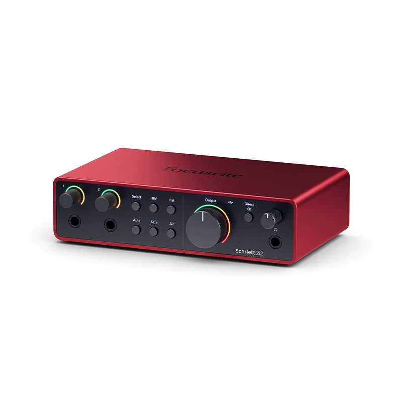 Focusrite Scarlett 2i2 4th Gen USB Audio Interface