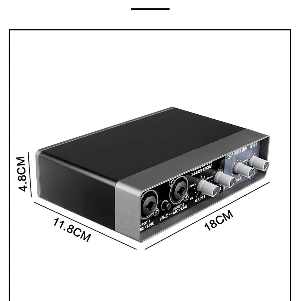 TEYUN Q-24 Q-22 Q-12 Professional Sound Card