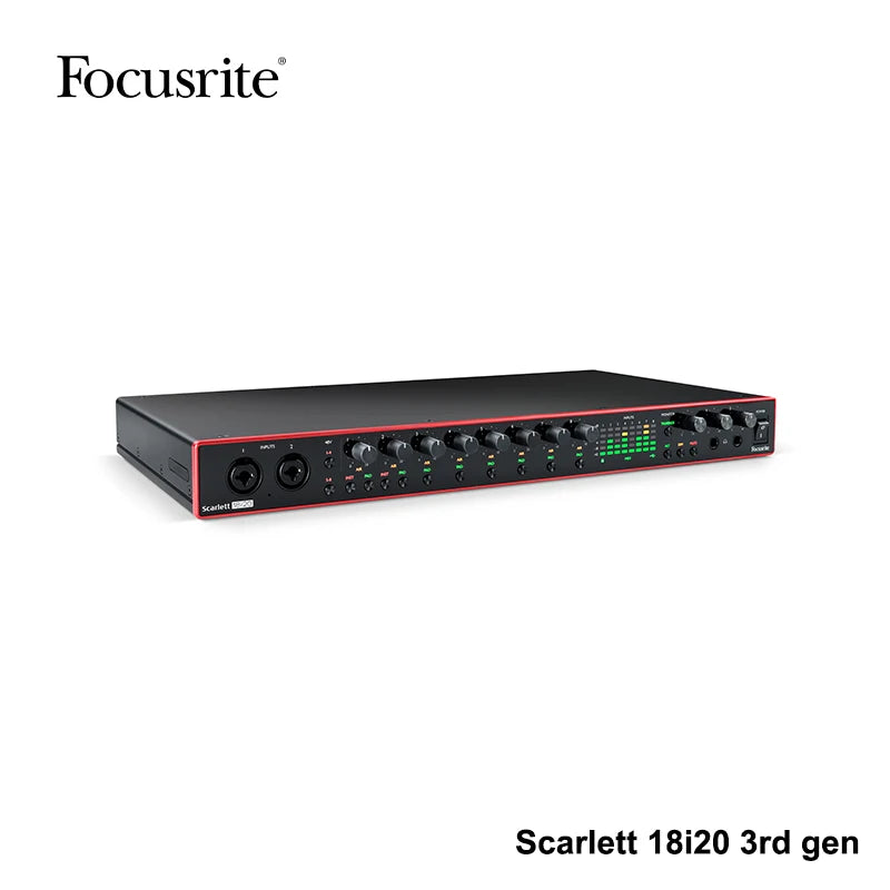 Focusrite Scarlett 18i20 3rd Gen USB Audio Interface