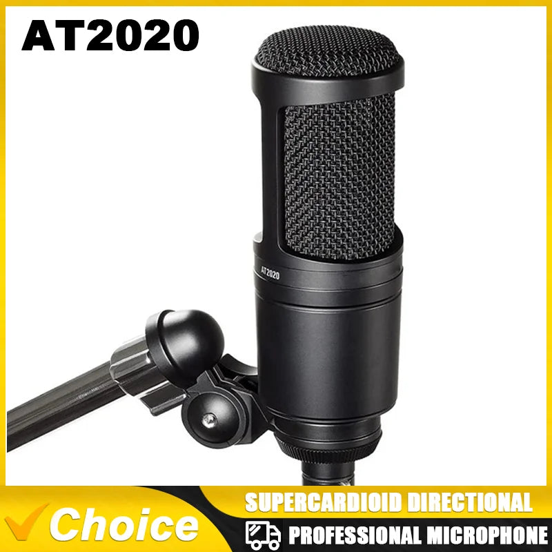 AT2020 Professional Audio Wired Condenser Microphone